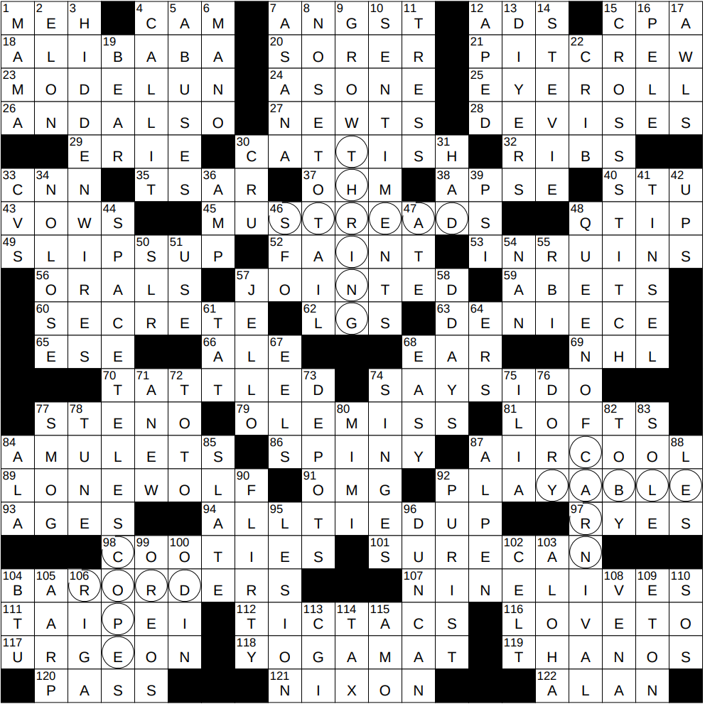 Tree Trunk Crossword Puzzle Clue