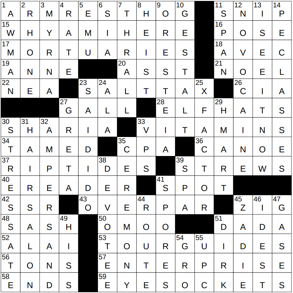 0125 25 NY Times Crossword 25 Jan 25 Saturday NYXCrossword 0125 25 NY Times Crossword 25 Jan 25 Saturday NYXCrossword