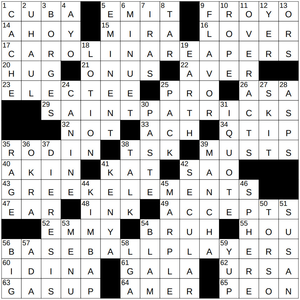 0422 25 NY Times Crossword 22 Apr 25 Tuesday NYXCrossword 0422 25 NY Times Crossword 22 Apr 25 Tuesday NYXCrossword