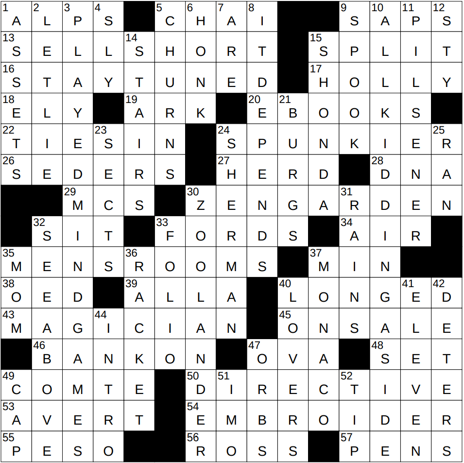 0816 24 NY Times Crossword 16 Aug 24 Friday NYXCrossword