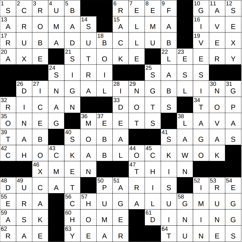 0821 24 NY Times Crossword 21 Aug 24 Wednesday NYXCrossword