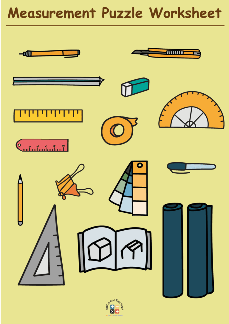 10 Free Measurement Puzzle Worksheet Pages Fun Activities