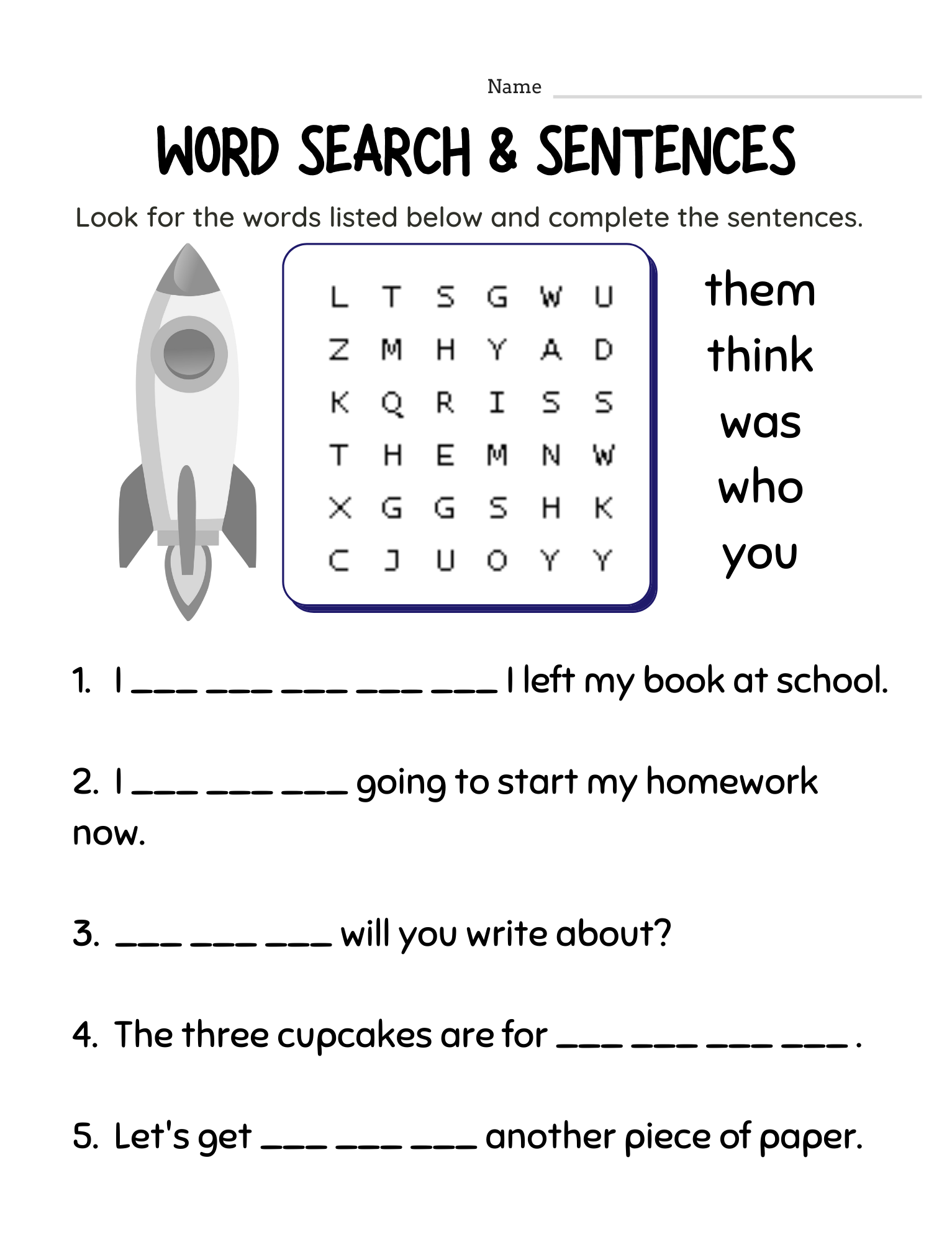 100 Sight Words