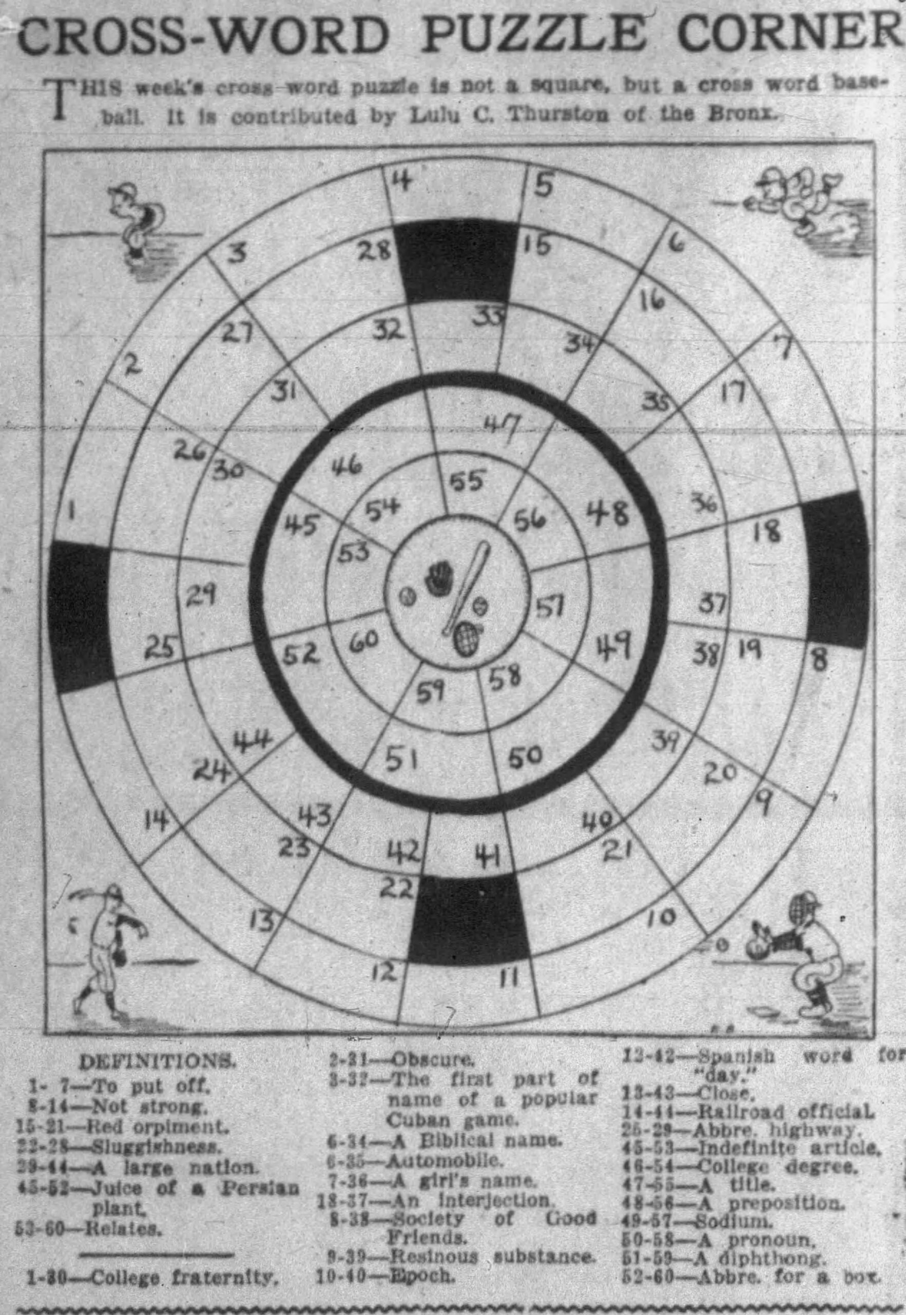 Pie Chart Lines Crossword Puzzle Clue