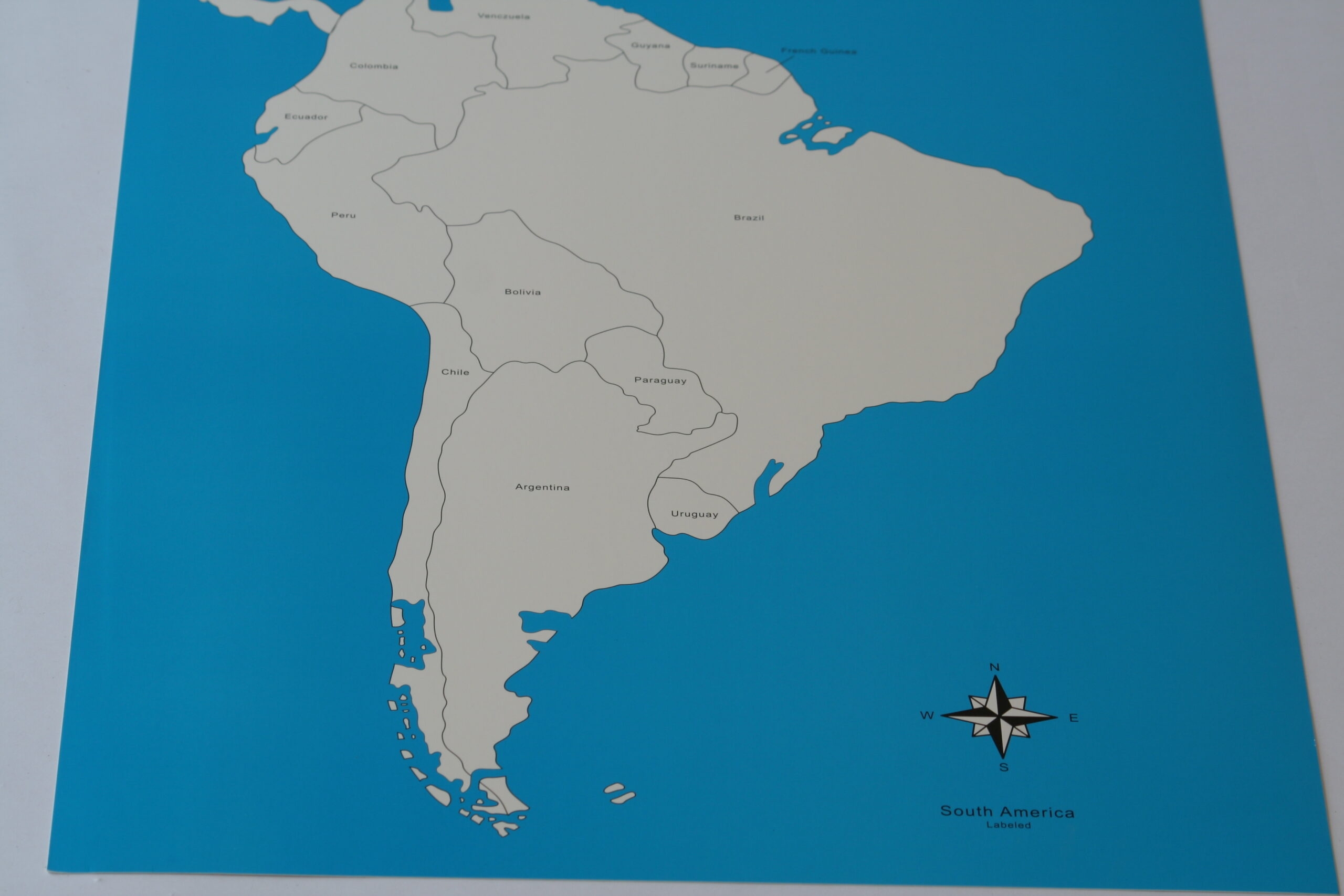 South America Map Puzzle Worksheet