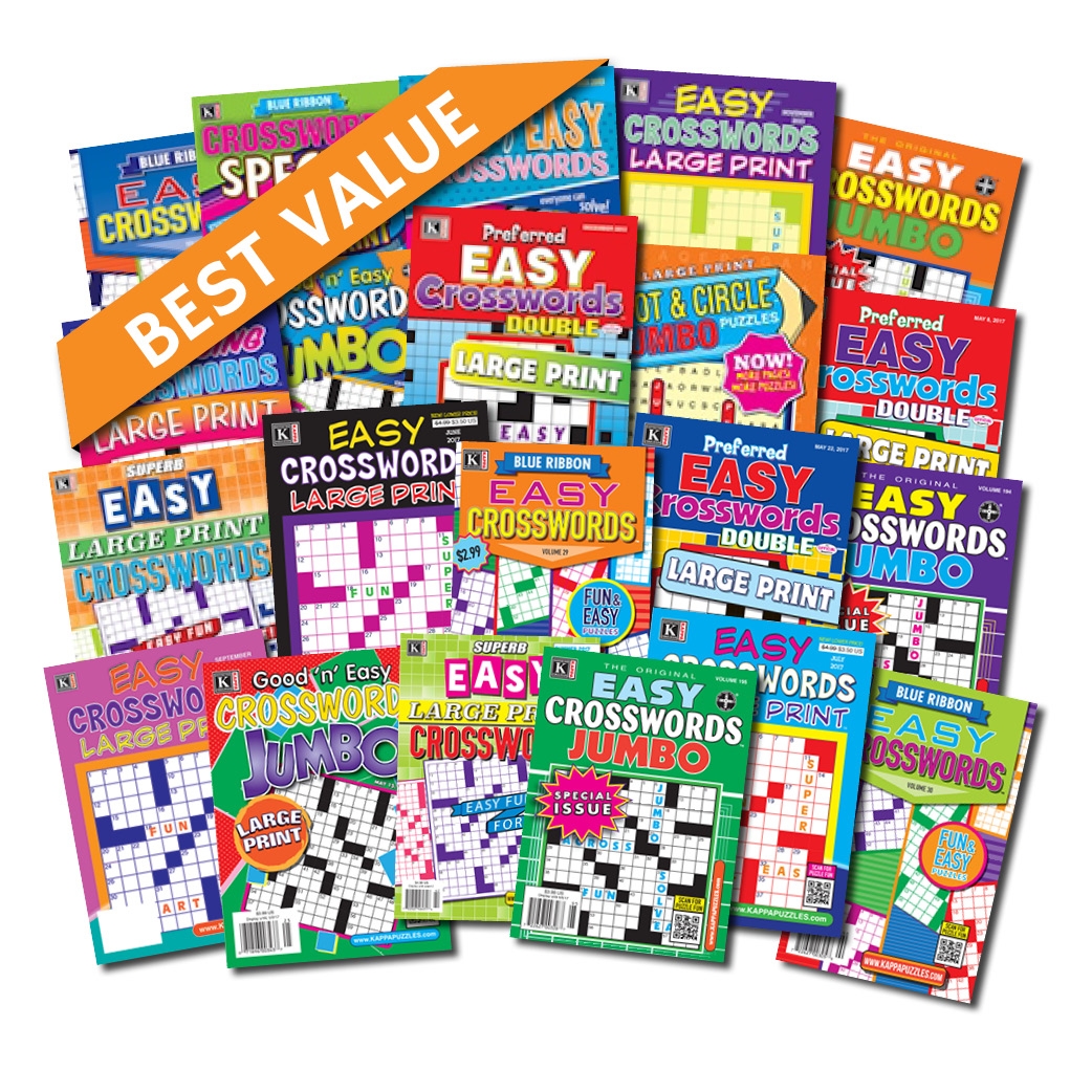 21 Easy Crossword Magazines Kappa Puzzles 21 Easy Crossword Magazines Kappa Puzzles