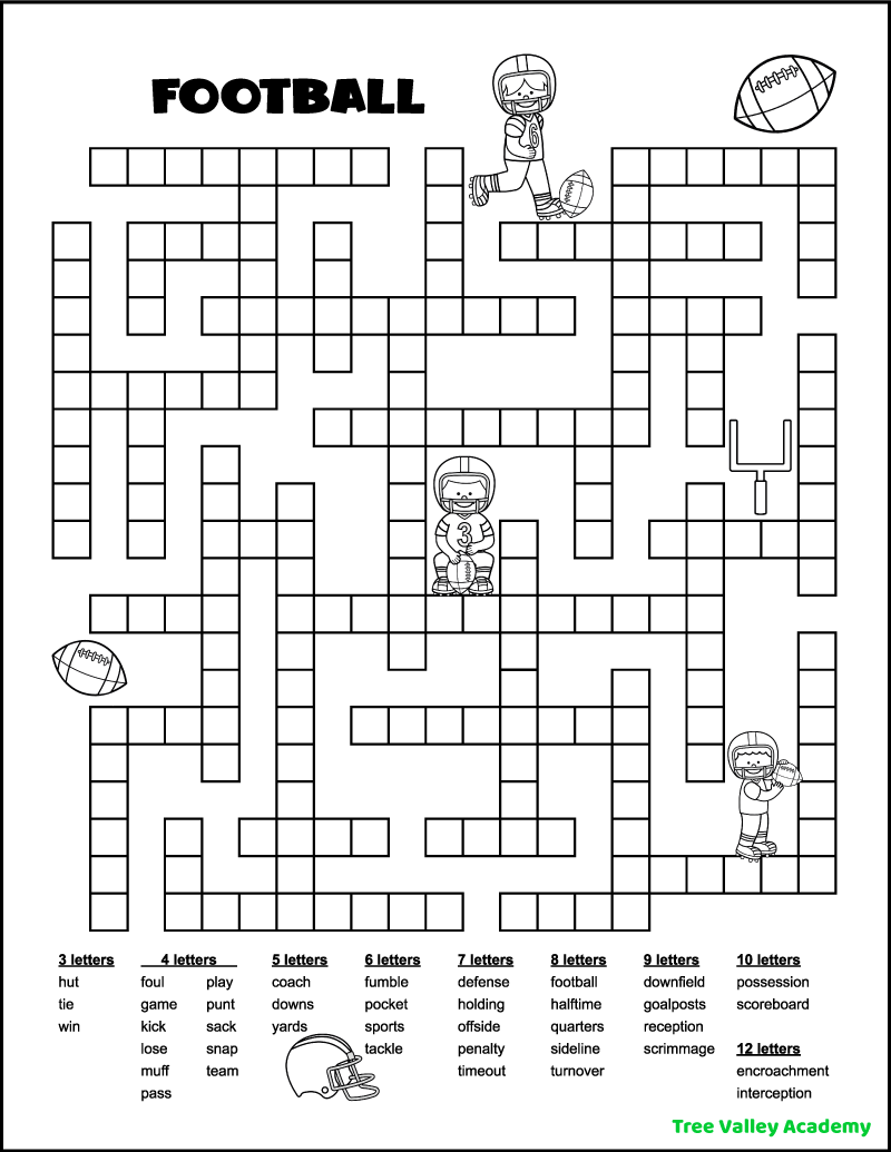21 Free Printable Fill In Word Puzzles For Kids Tree Valley 
