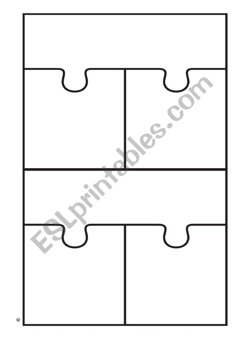 3 Way Puzzle Piece Blank ESL Worksheet By Espa English 3 Way Puzzle Piece Blank ESL Worksheet By Espa English