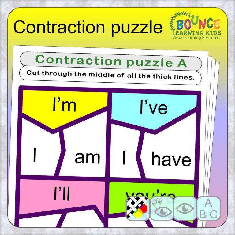 30 Fun Contractions Puzzle Worksheets For Download
