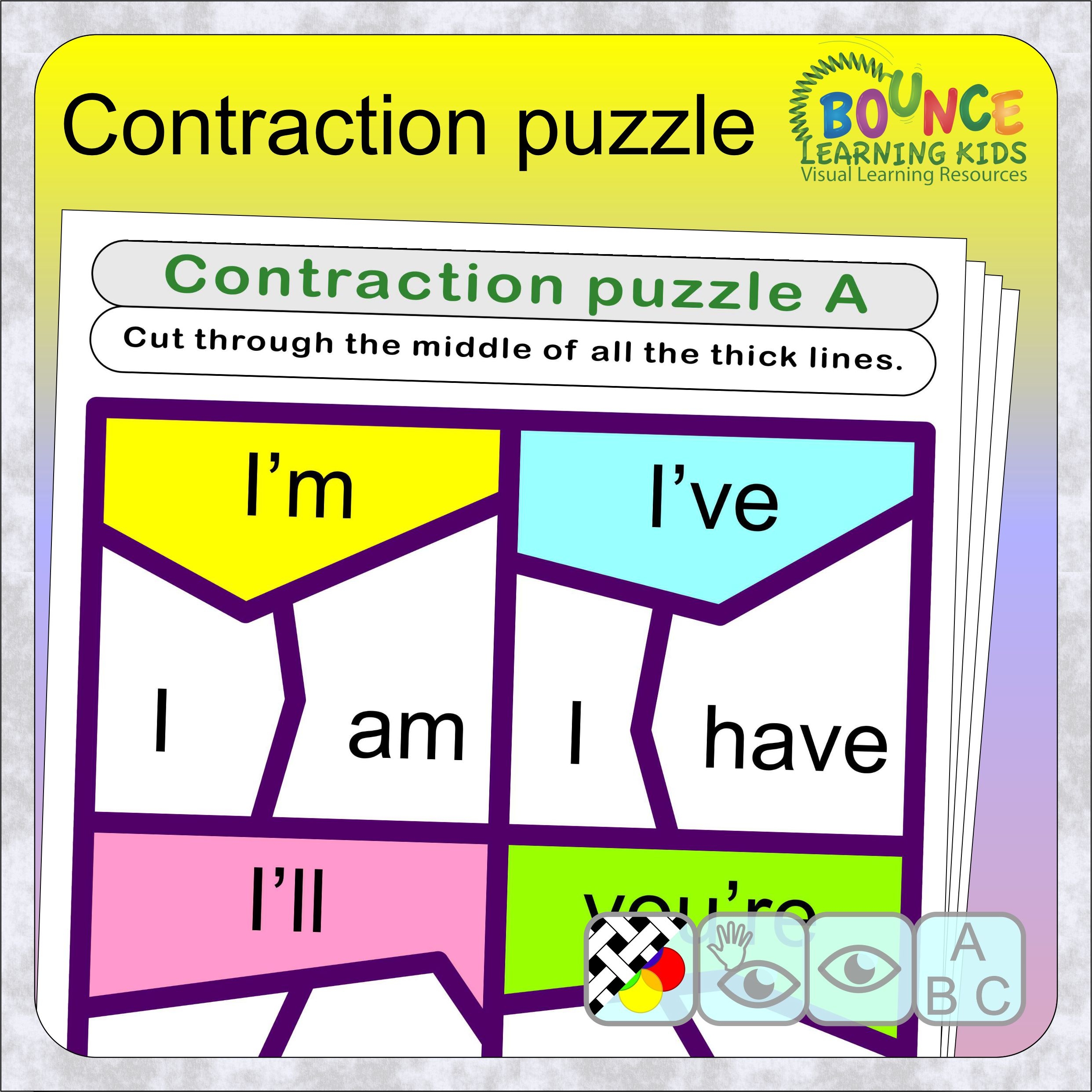 30 Fun Contractions Puzzle Worksheets For Download