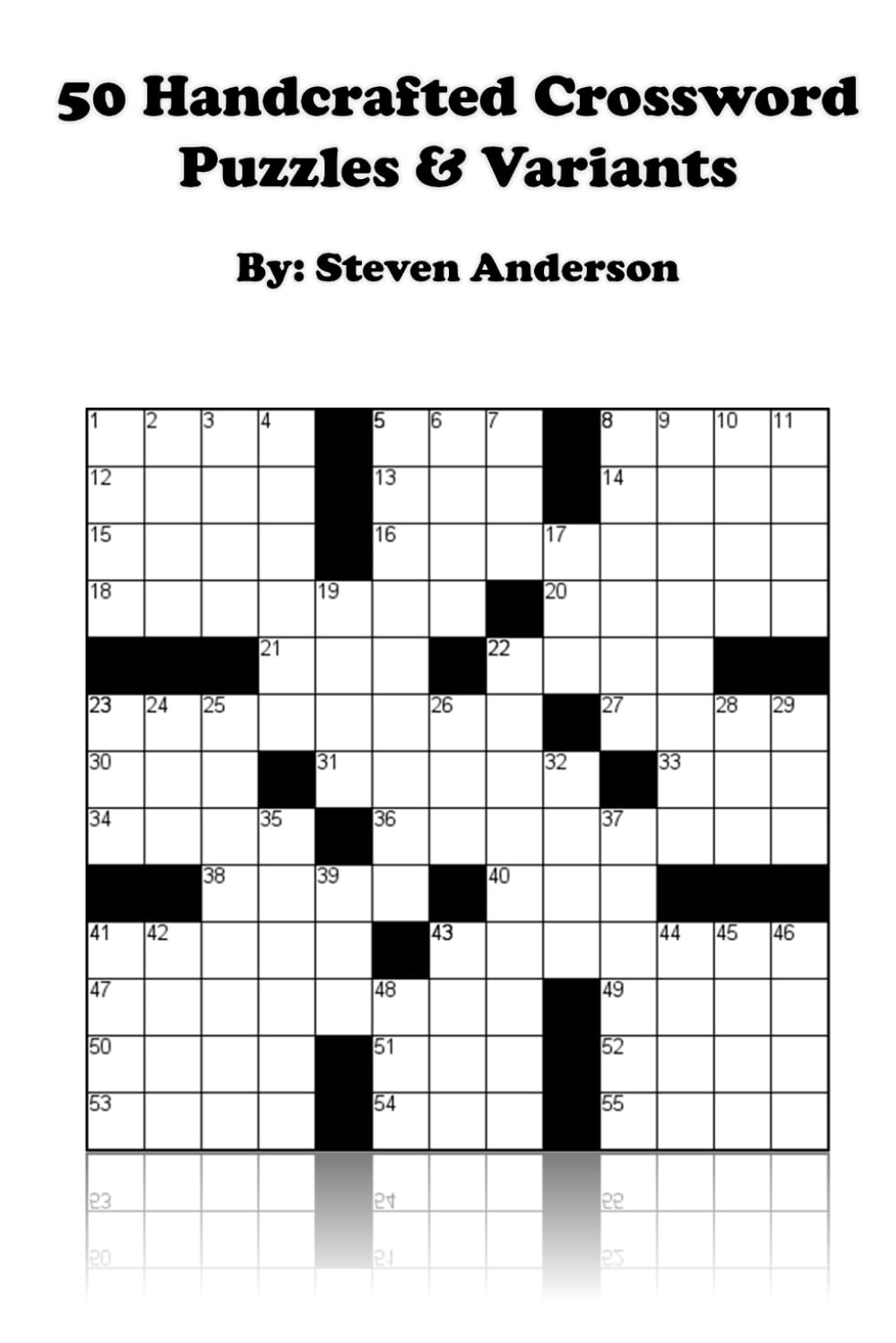 50 Handcrafted Crossword Puzzles U0026 Variants Anderson Steven S 9798870457147 Amazon Books