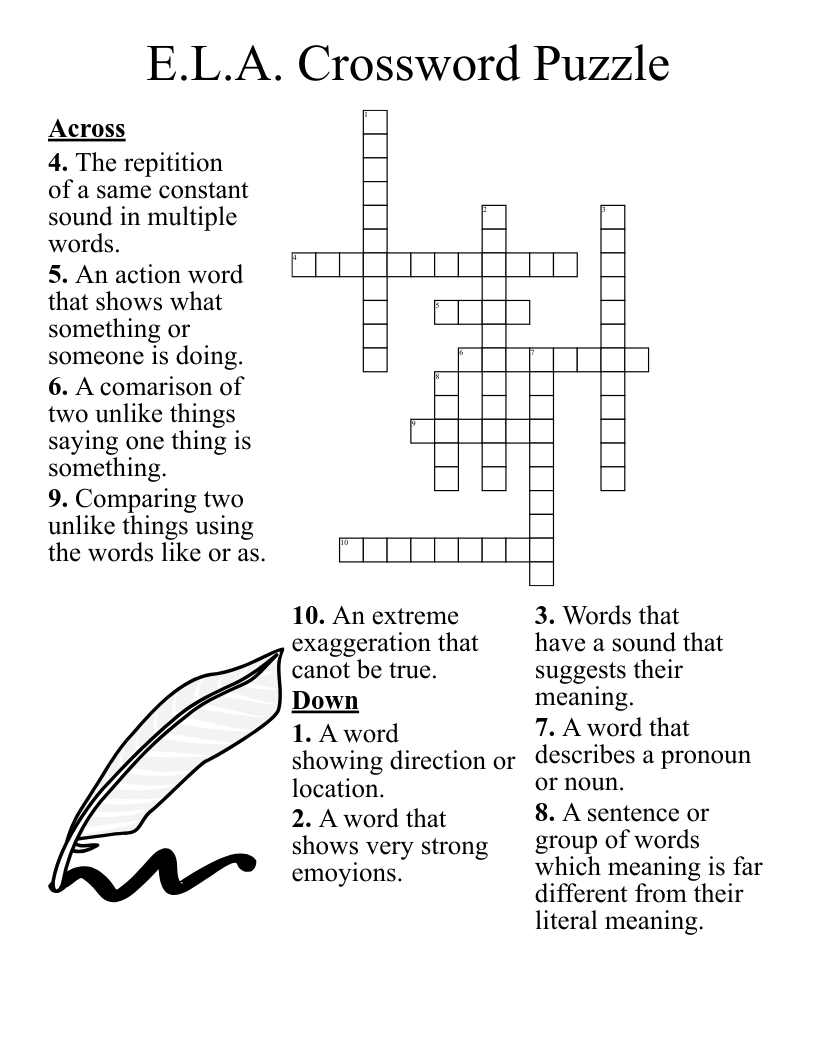 Academic Vocabulary 1 6 Crossword WordMint