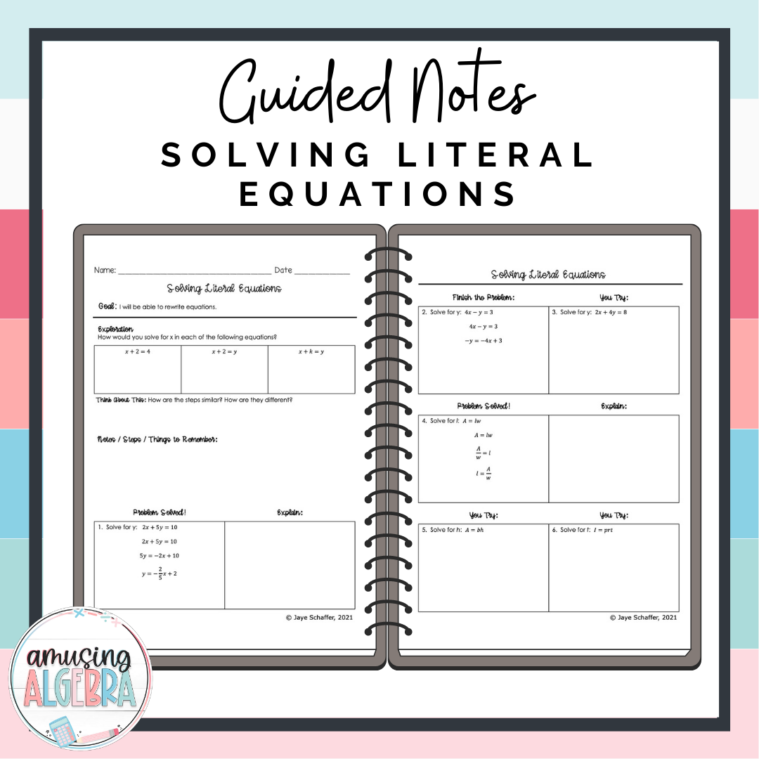 Literal Equations Puzzle Worksheet Pdf Literal Equations Puzzle Worksheet Pdf