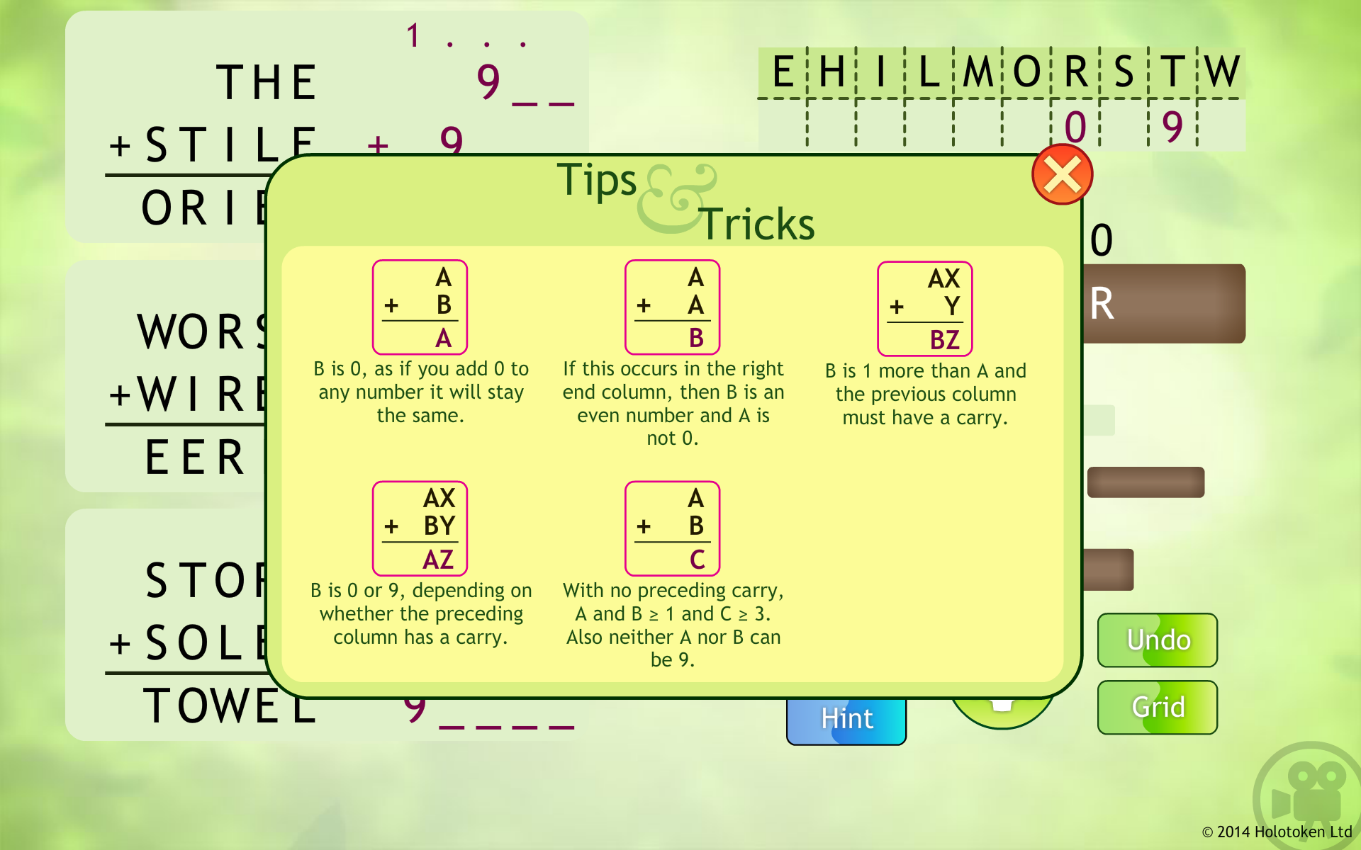 Alphametic Puzzles App On Amazon Appstore