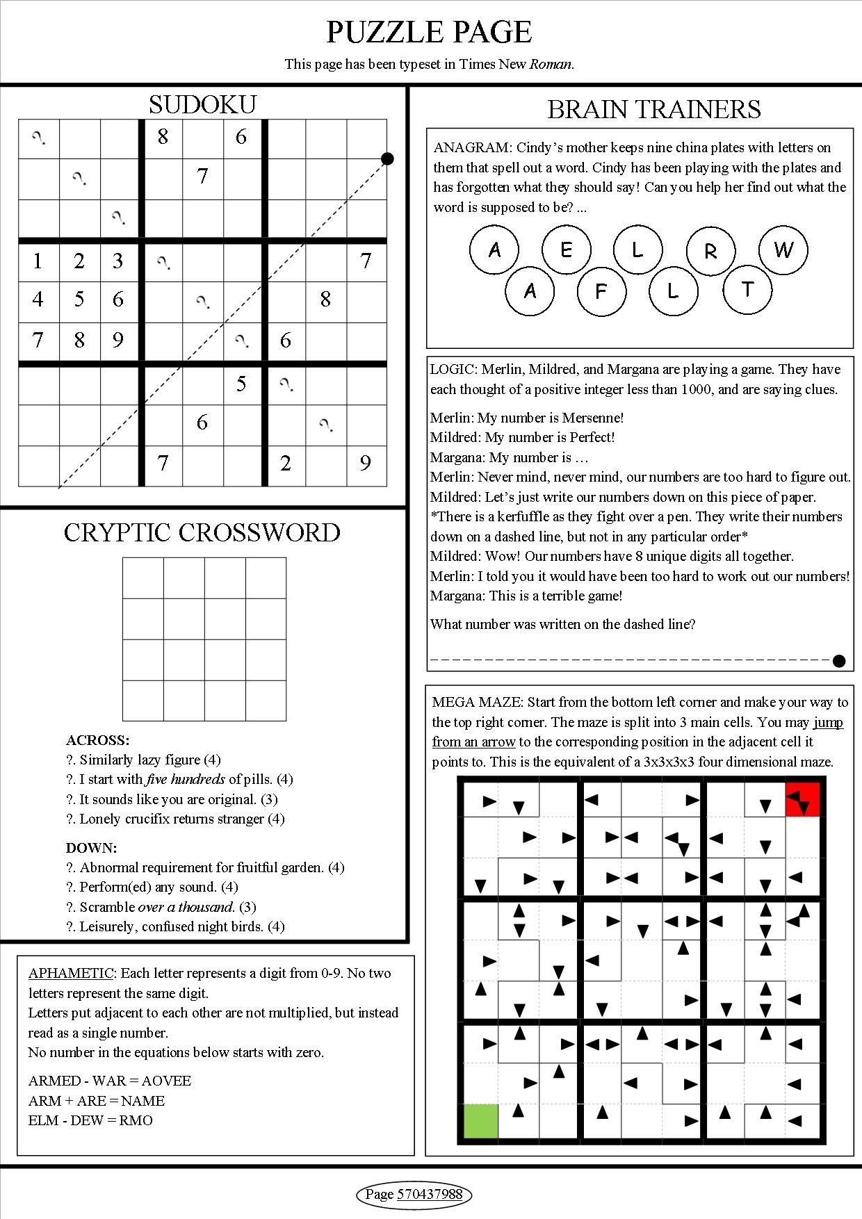Anagram A Page Of Puzzling Puzzling Stack Exchange