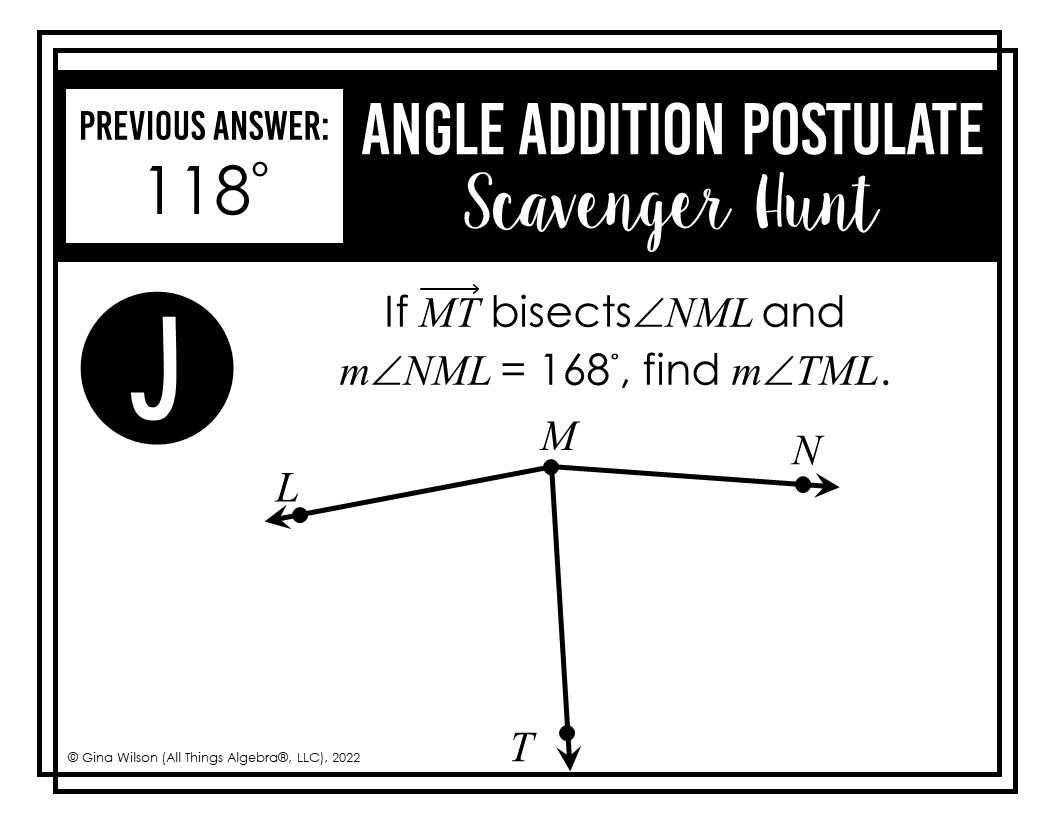 Angle Addition Puzzle Worksheet Answer Key Angle Addition Puzzle Worksheet Answer Key