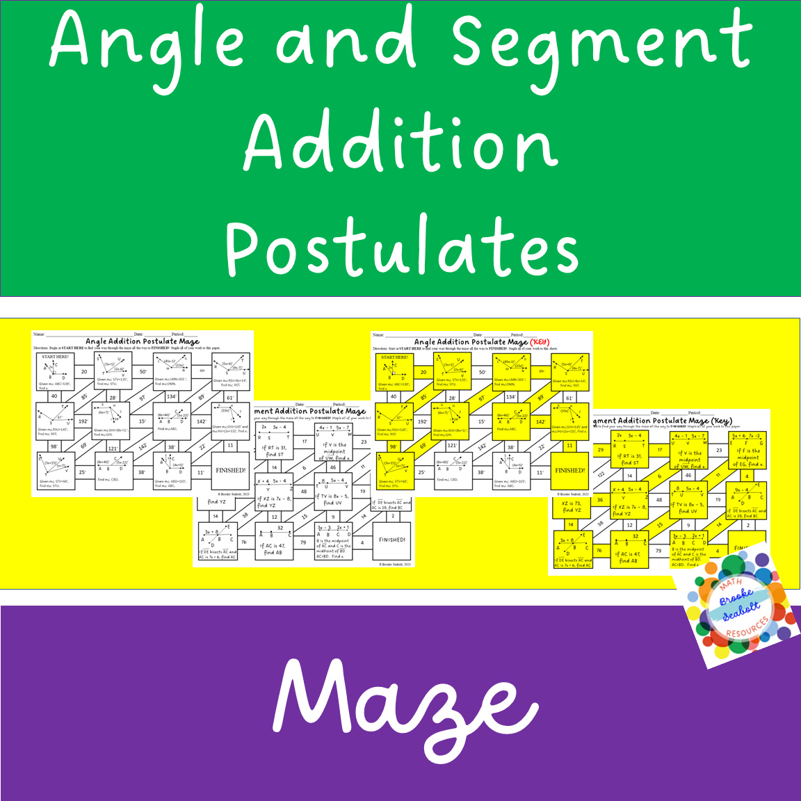 Angle And Segment Addition Postulate Bundle Classful Angle And Segment Addition Postulate Bundle Classful