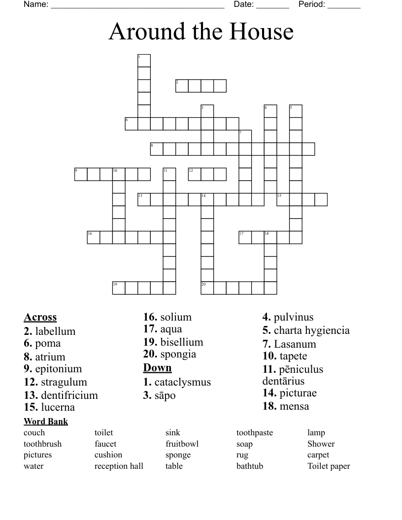 Mensa Crossword Puzzle Mensa Crossword Puzzle