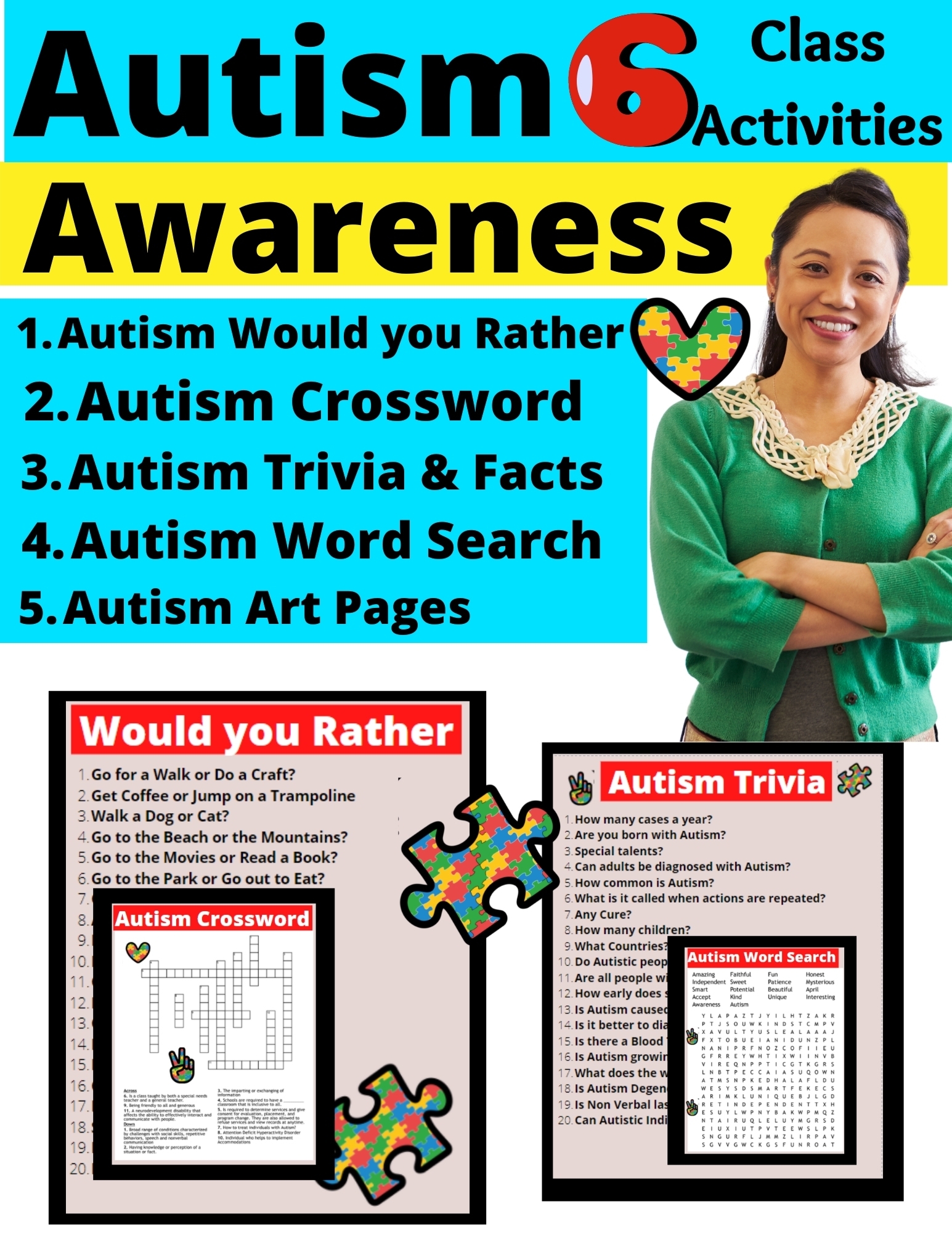 Autism Crossword Puzzle