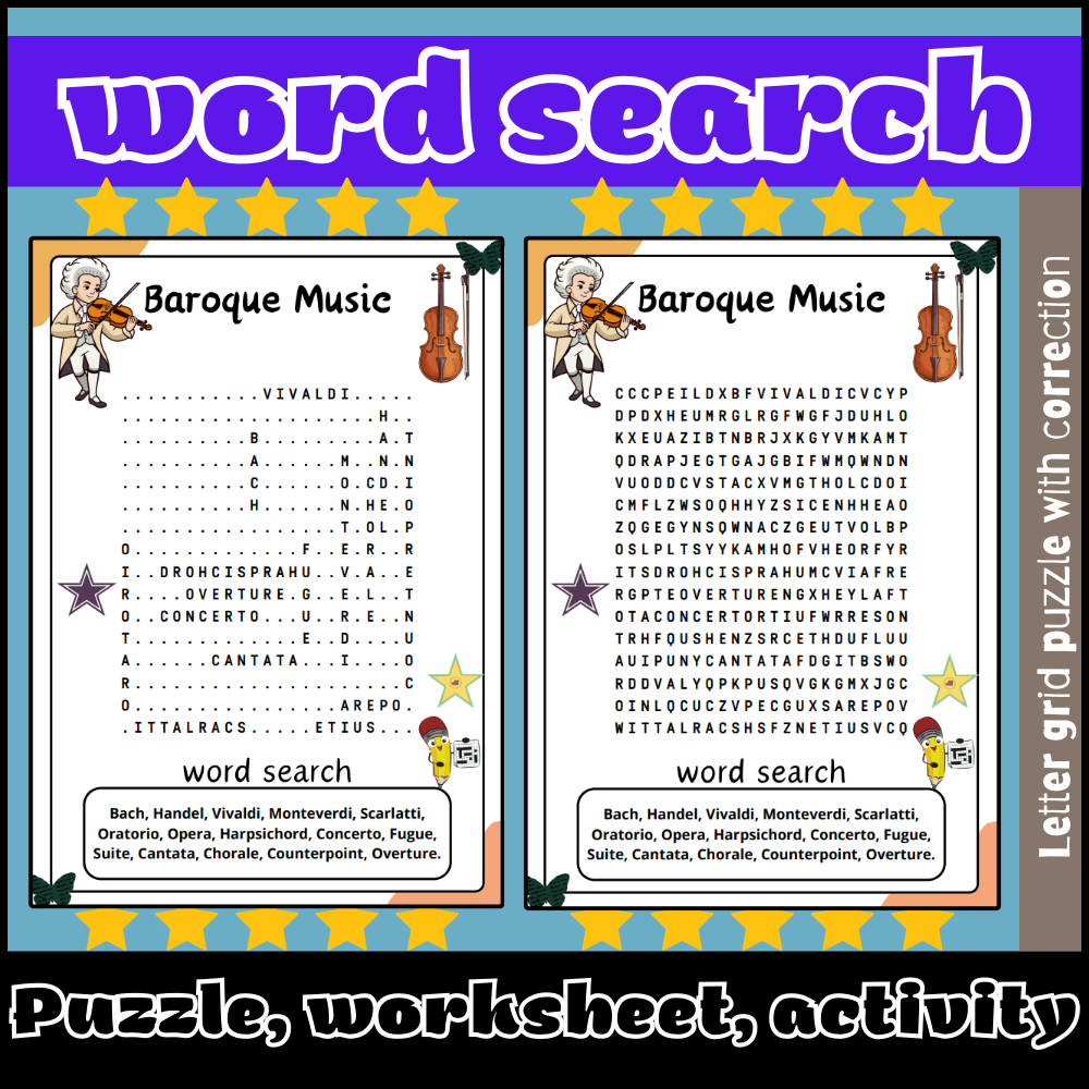 Music Puzzle Worksheet