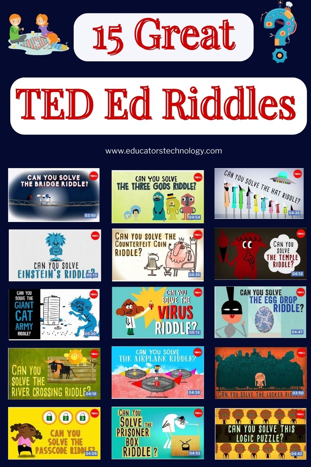 Best TED Ed Riddles Educators Technology