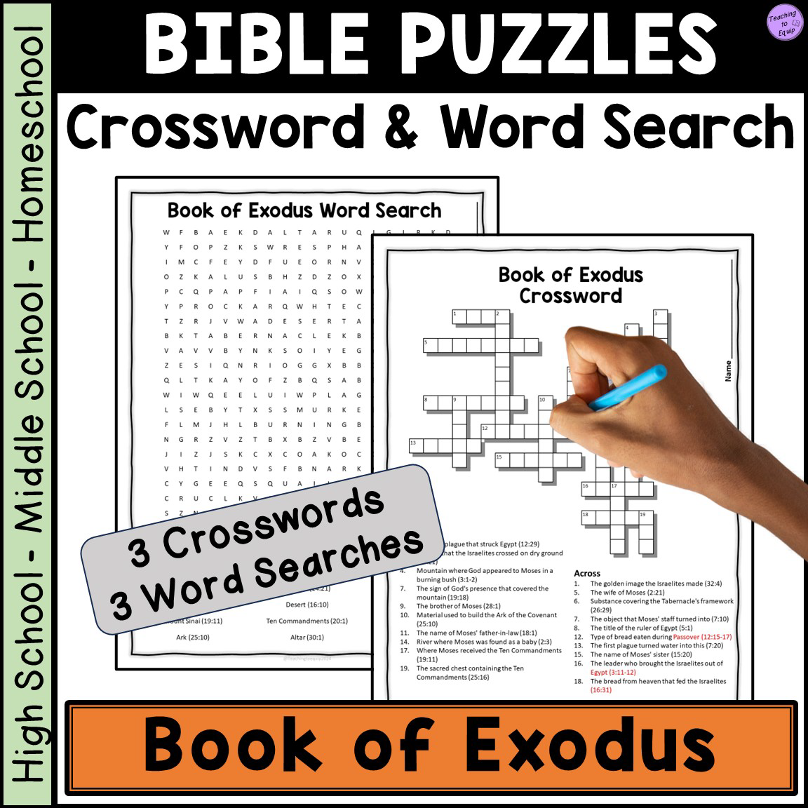 Exodus Figure Crossword Puzzle