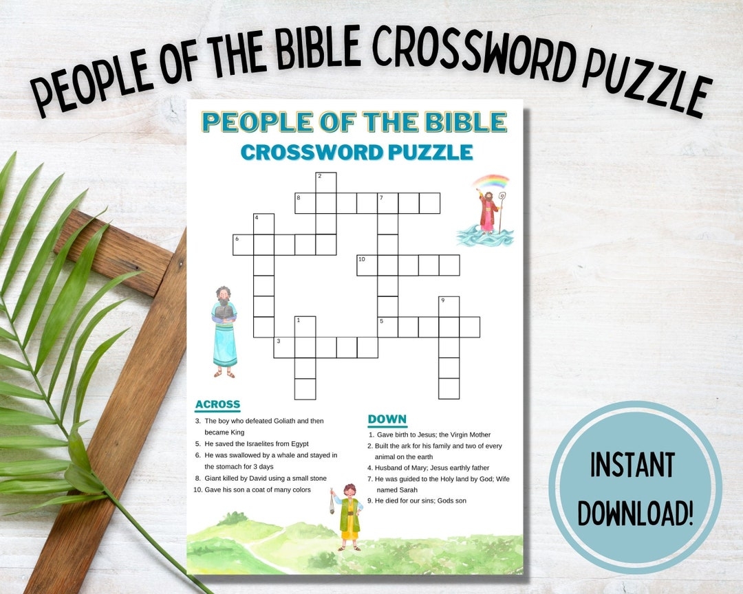 People Crossword Puzzle Printable