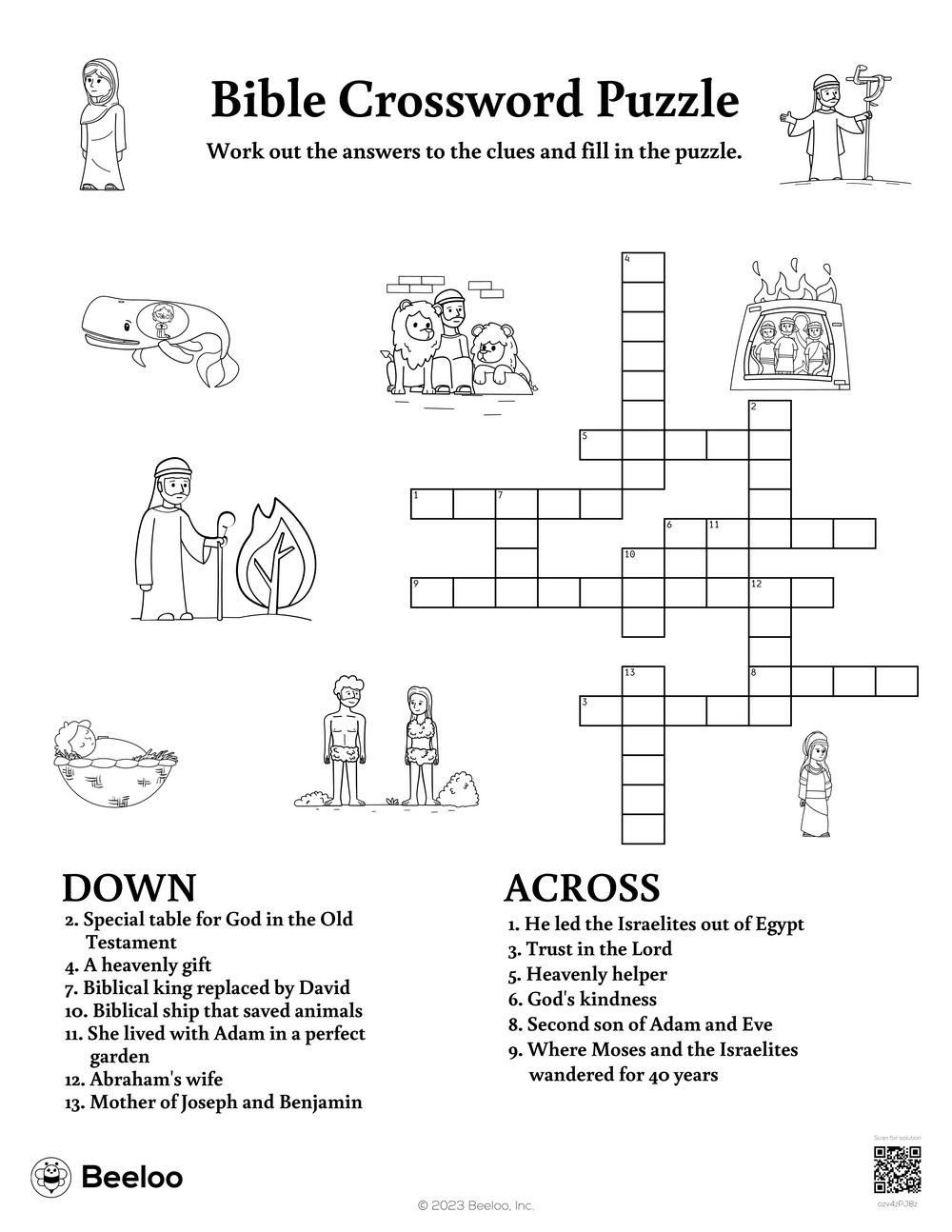 Crossword Puzzles For 8 Year Olds