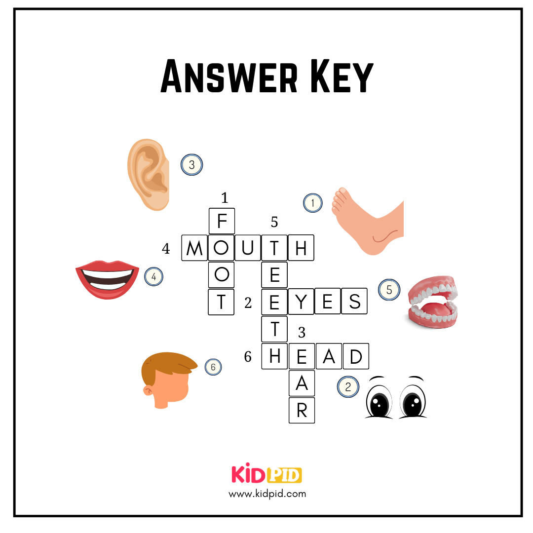 Printable 1st Grade Crossword Puzzles