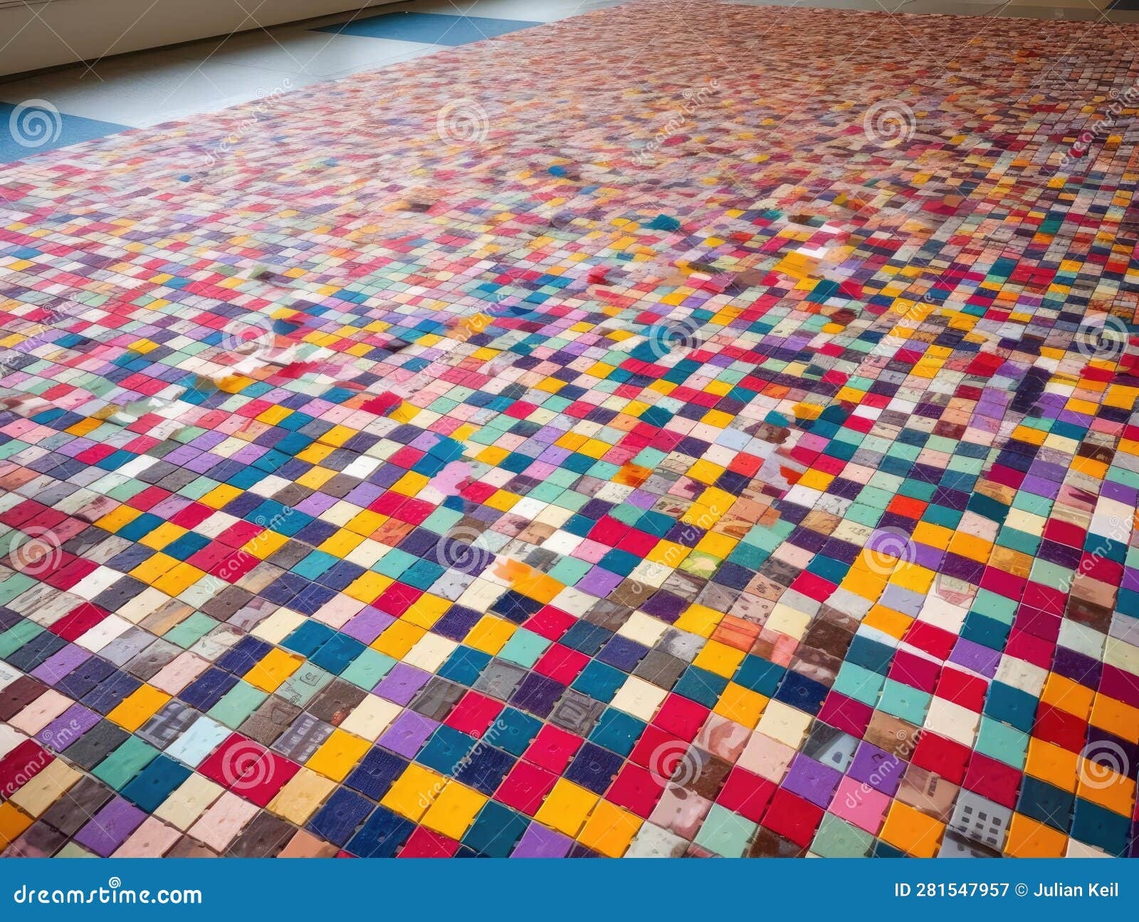 Bright Crossword Puzzle On Floor For Brain Teasing Stock Illustration Illustration Of Play Colors 281547957