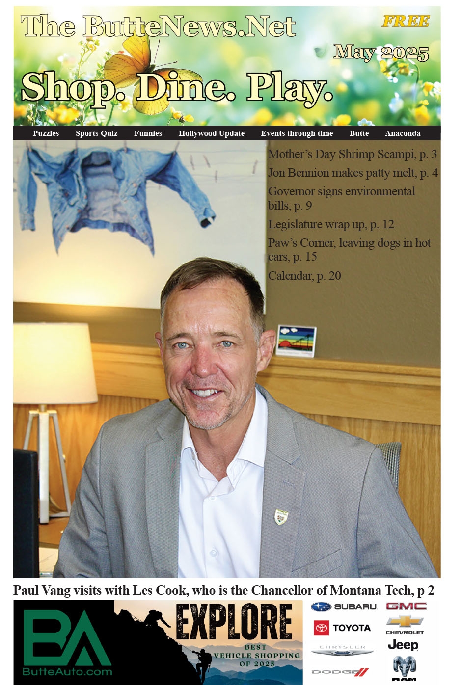 ButteNews Eugene Sheffer Crossword