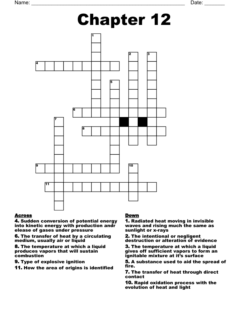 Chapter 12 Crossword WordMint Chapter 12 Crossword WordMint