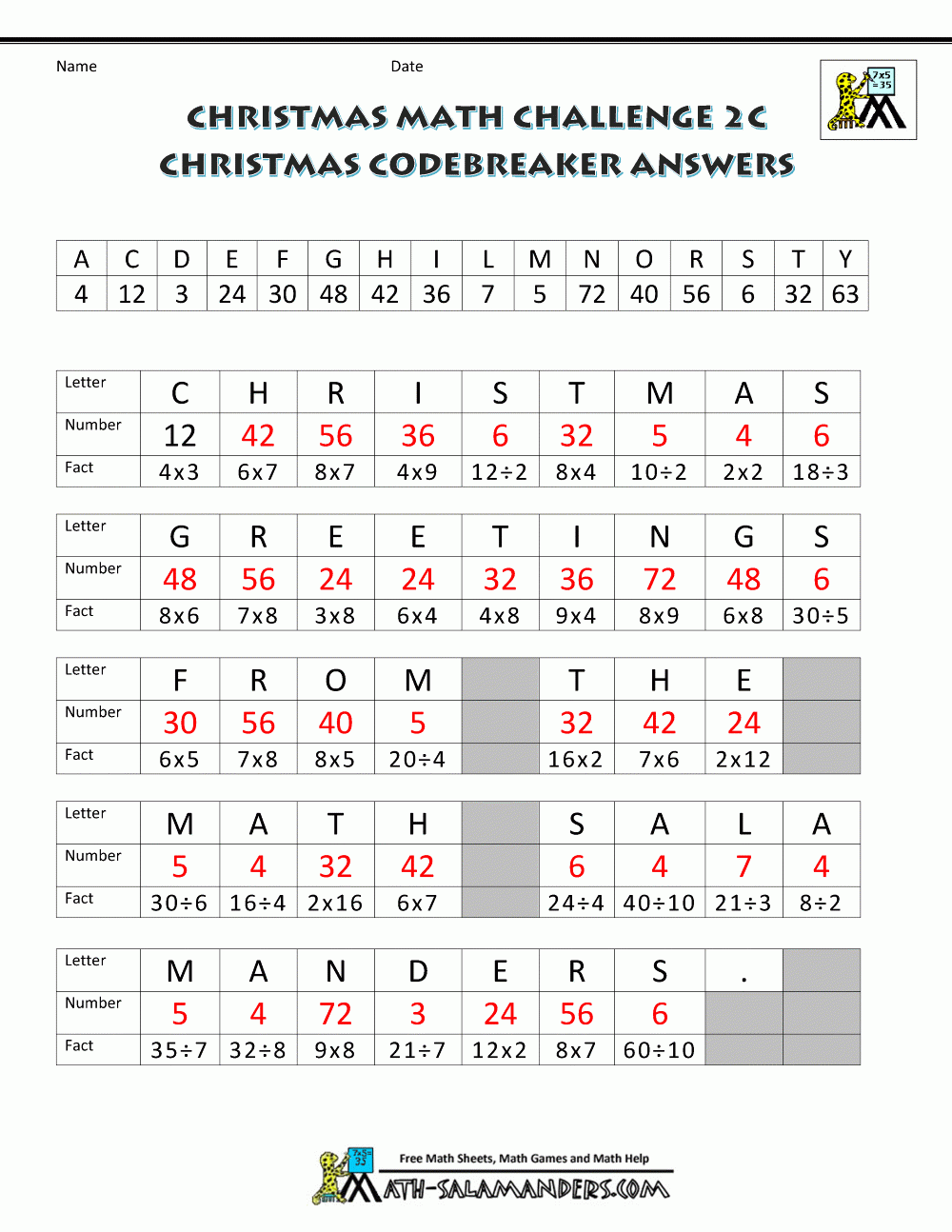 Christmas Puzzle Worksheets Middle School Christmas Puzzle Worksheets Middle School