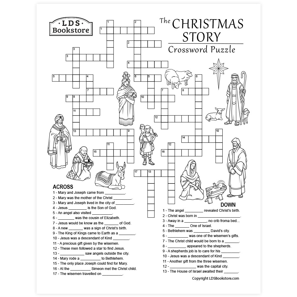 Joseph Crossword Puzzle Printable