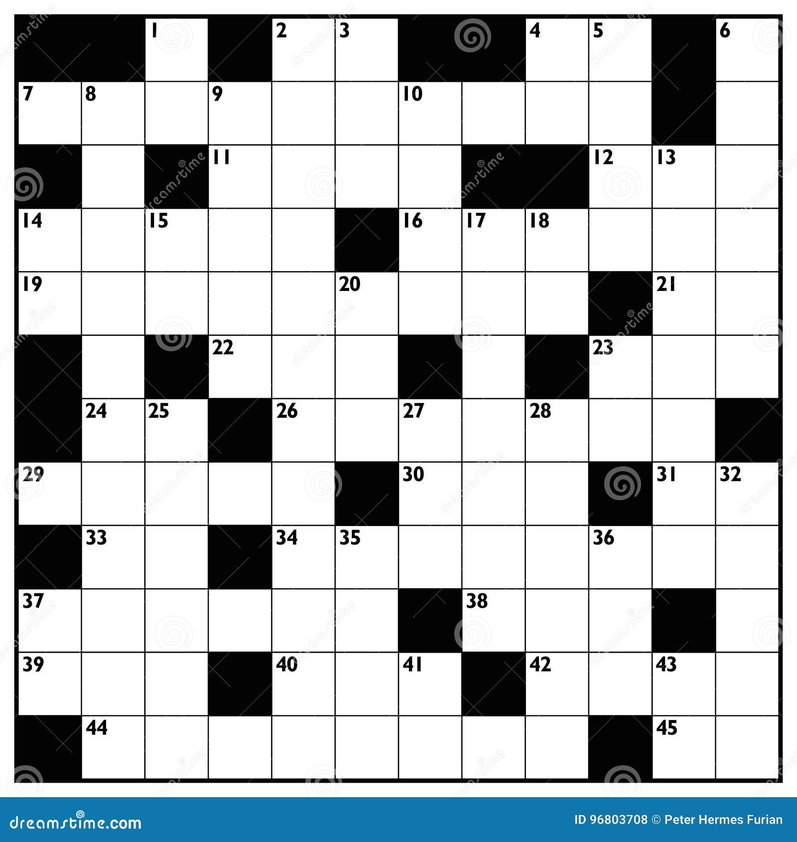 Clear Crossword Puzzle