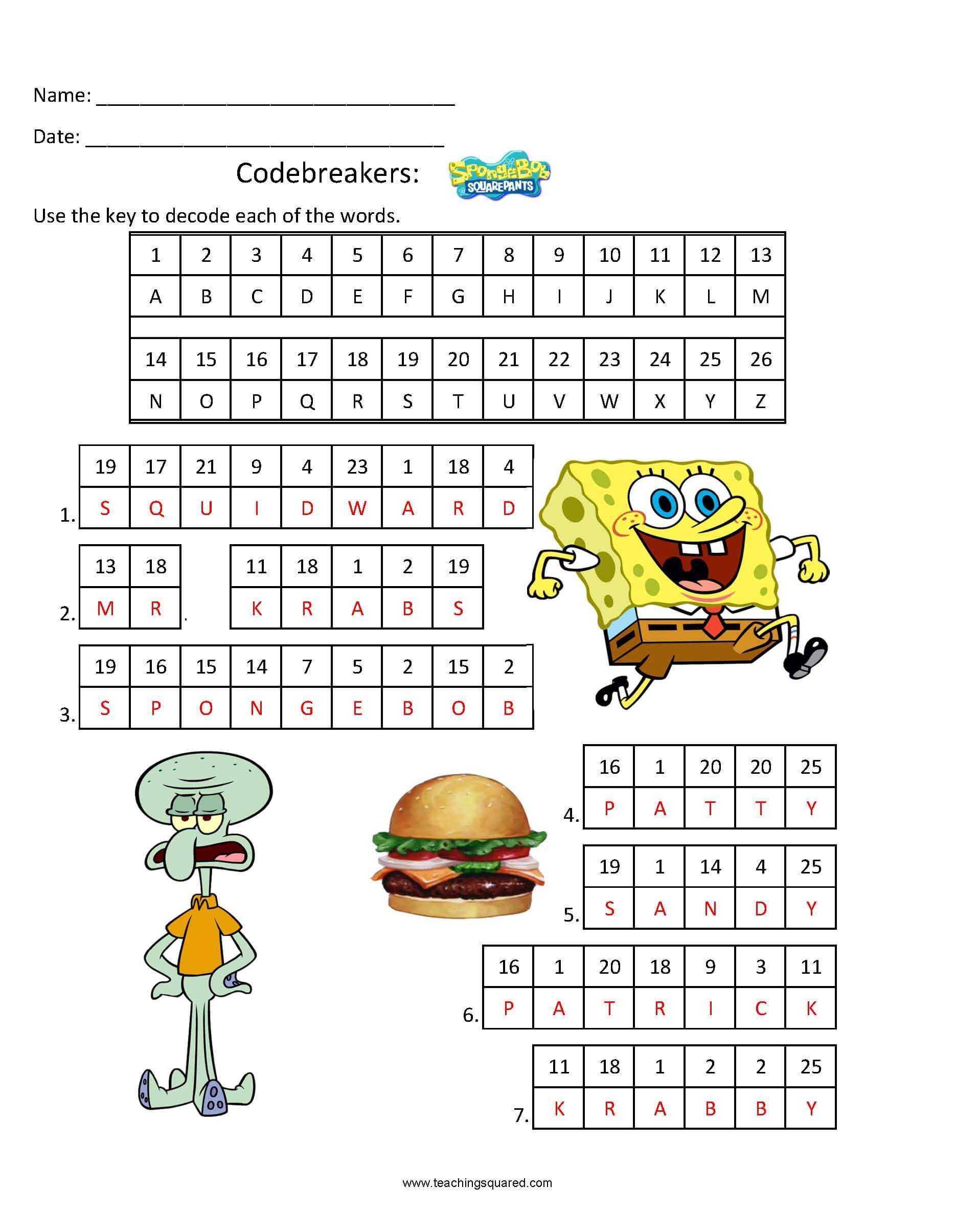 Fun Puzzle Worksheet