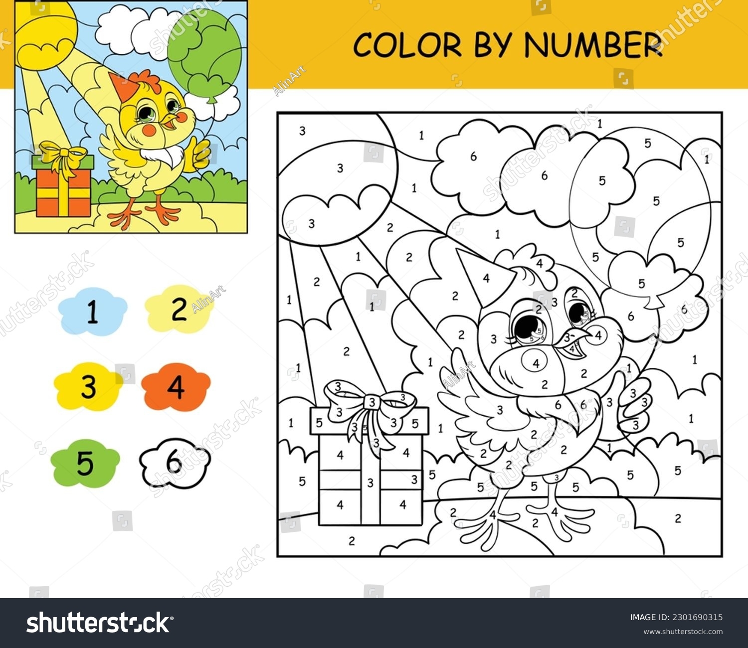 Coloring Worksheet Puzzle