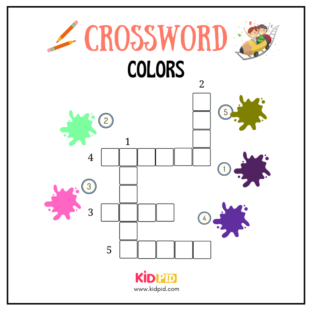 Printable Grade 3 Crossword Puzzle