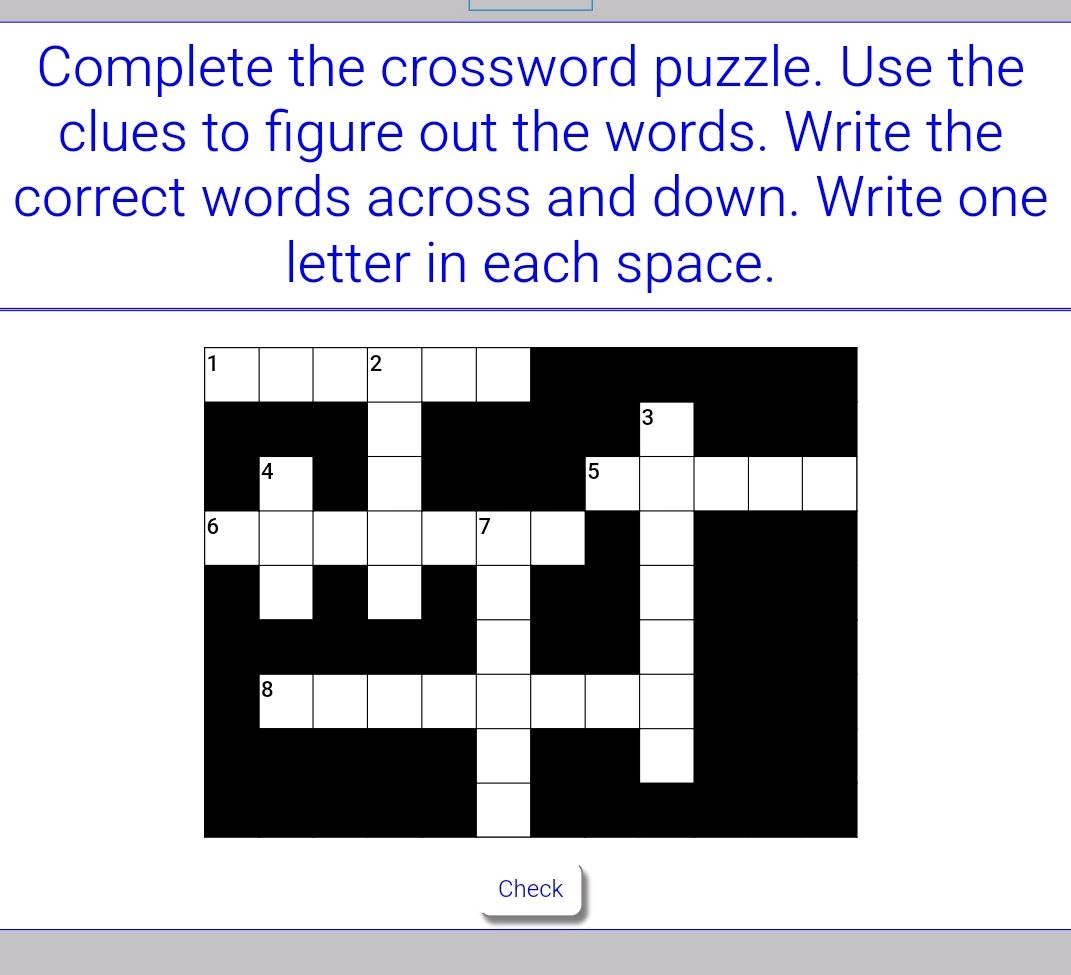 Crossword Puzzle Answers One Across Crossword Puzzle Answers One Across