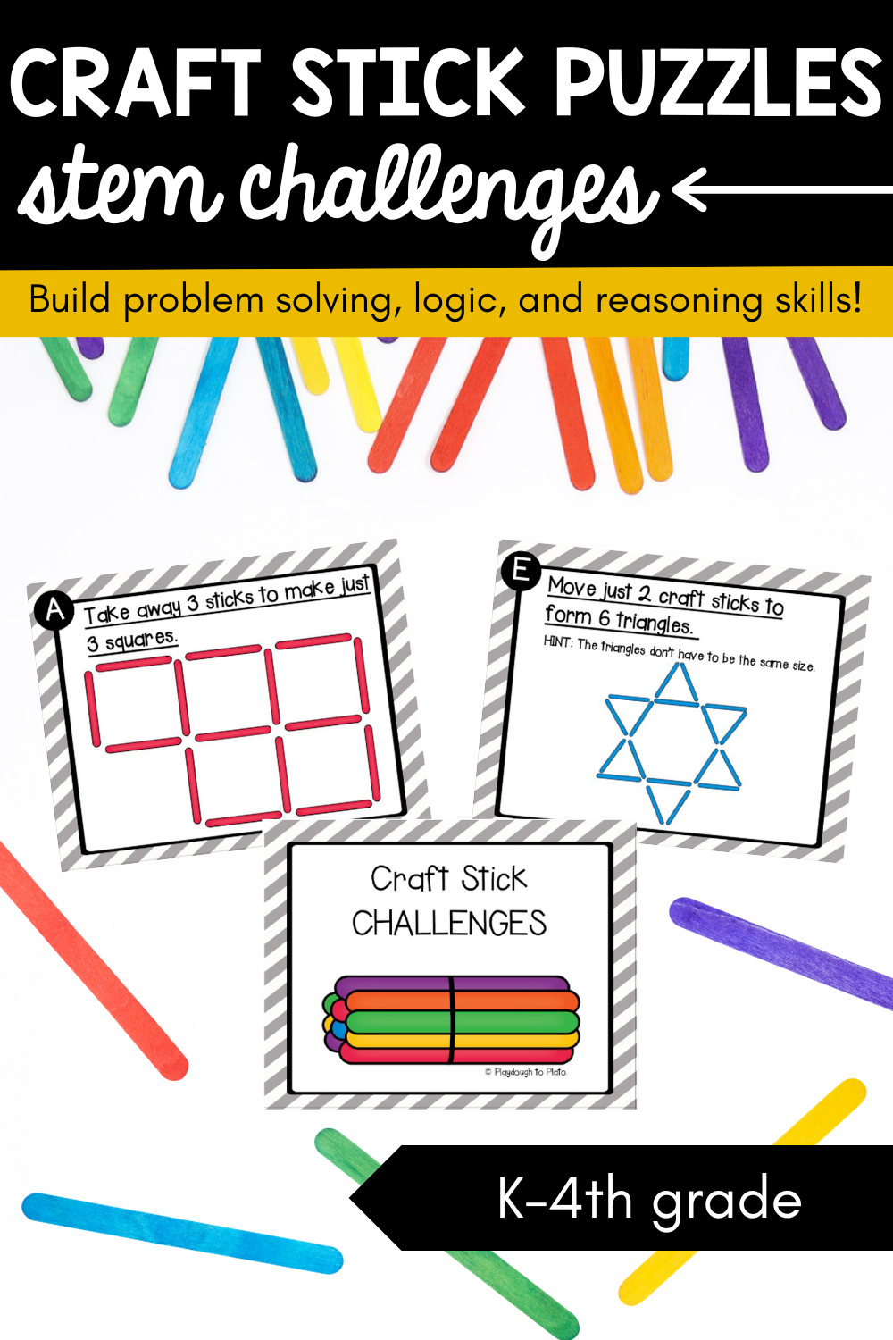 Matchstick Puzzles Worksheet With Answers