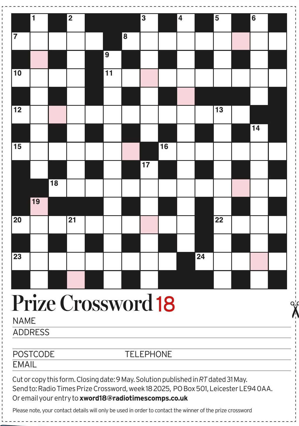 Crossword 22 Apr 2025 Radio Times Magazine Readly
