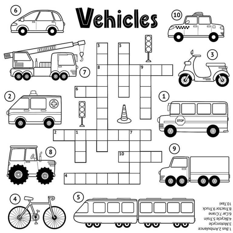 Crossword Puzzles For Kids Fun U0026 Free Printable Crossword Puzzle Coloring Page Activities For Children Printables 30Seconds Mom