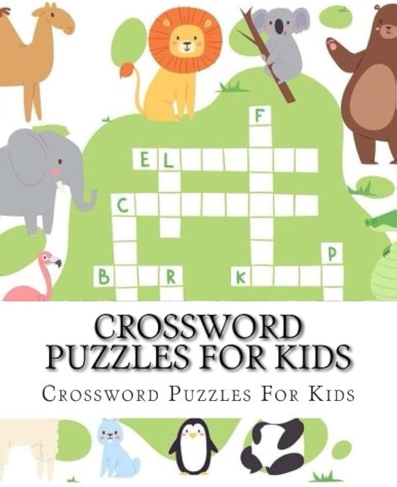 Big Crossword Puzzles Printable For Kids Big Crossword Puzzles Printable For Kids