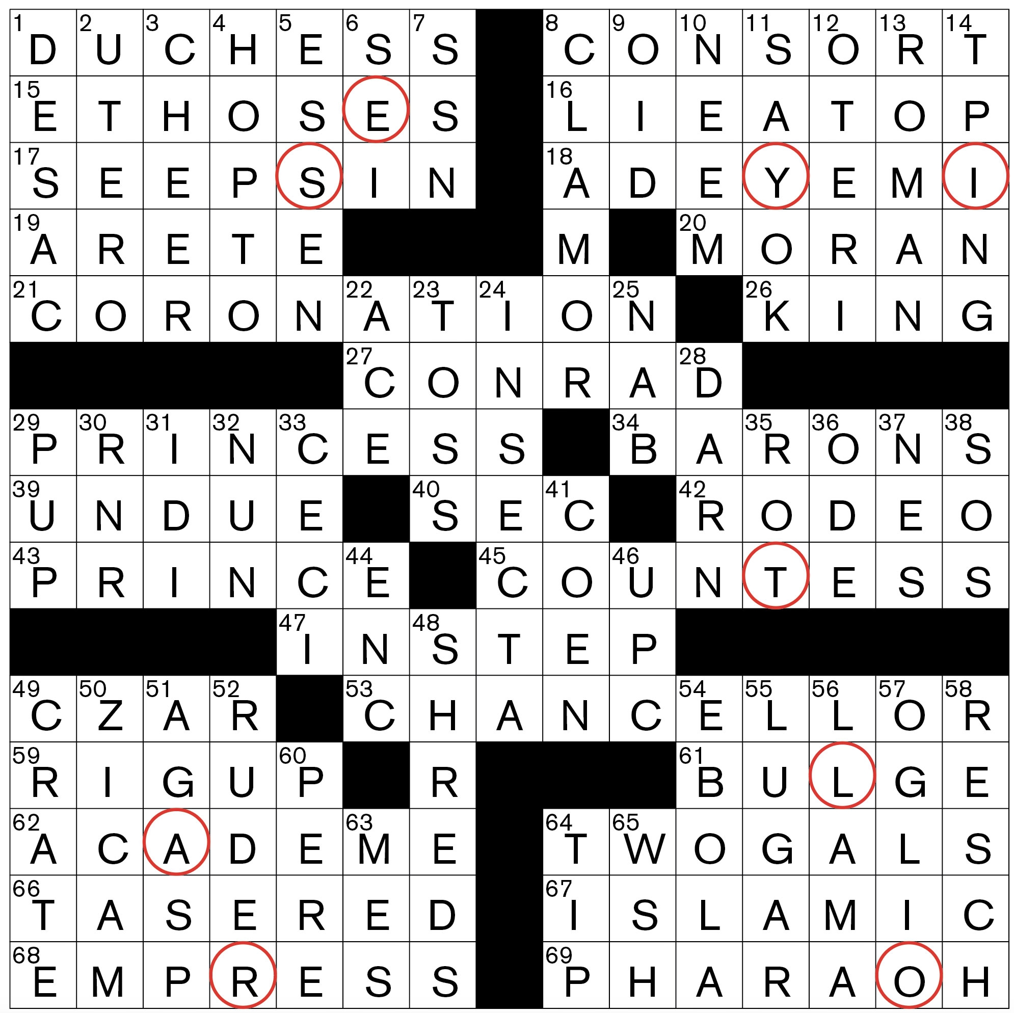 Crossword Solutions Alberta Views