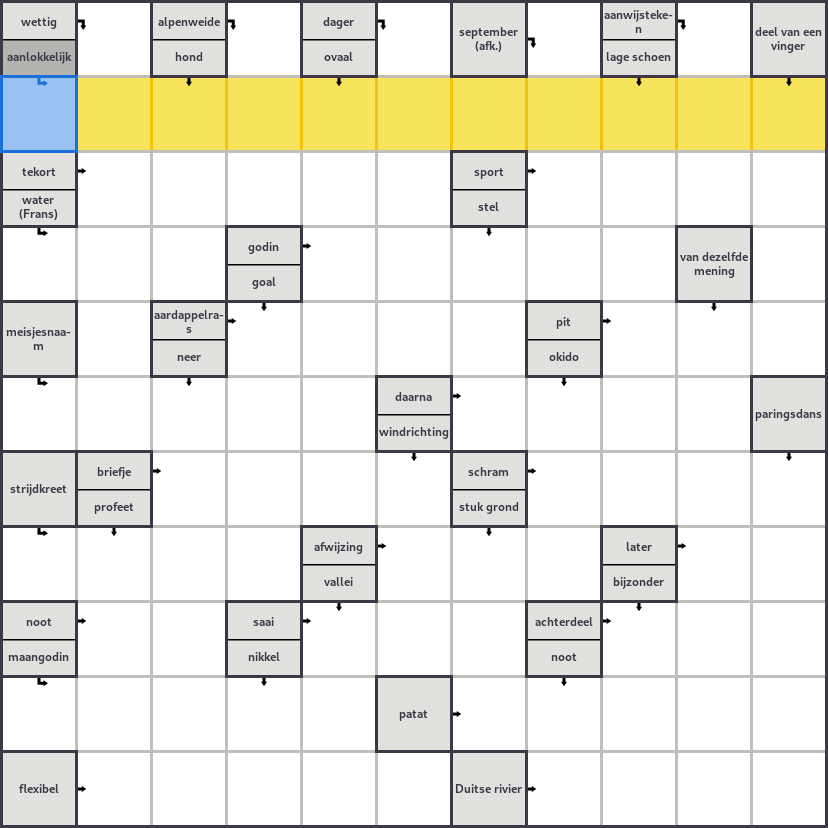 Crosswords 0 3 7 Adaptive Layout Animations And Arrows 
