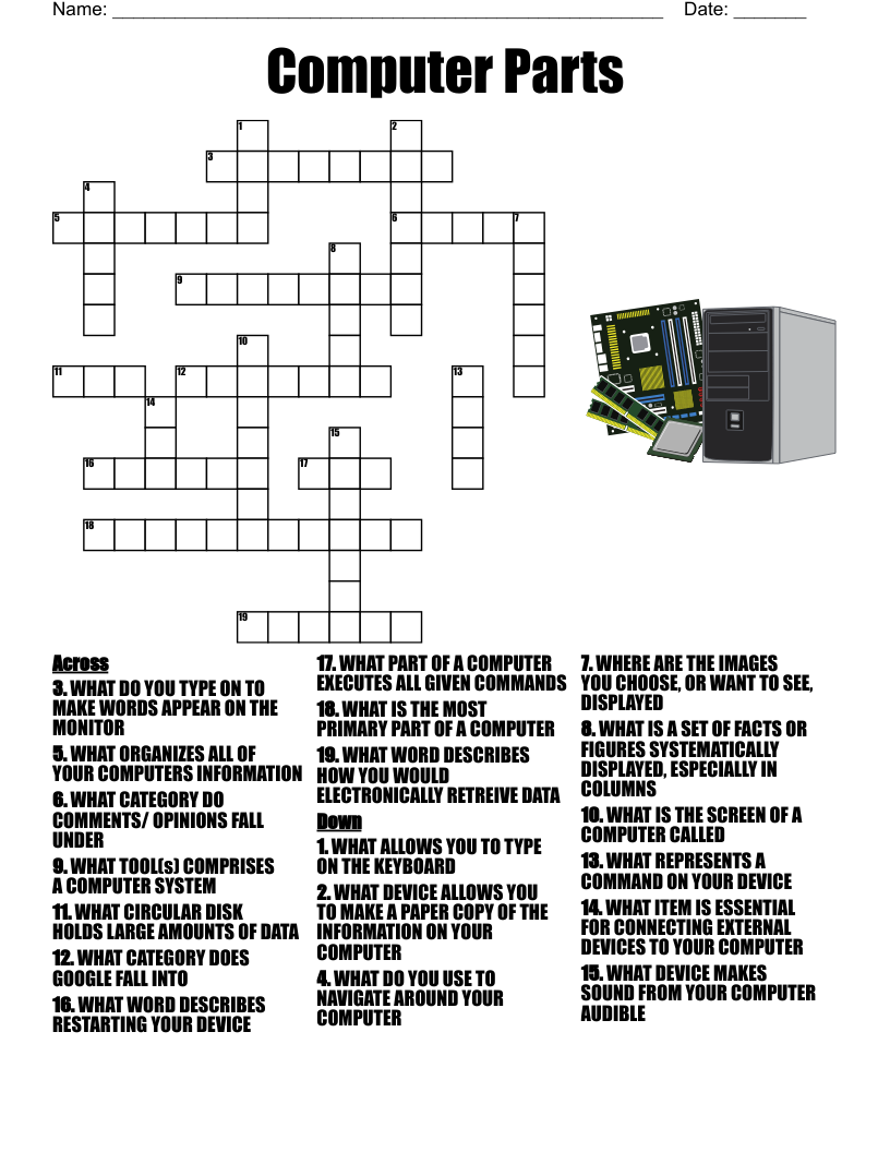 CUI Categories Crossword WordMint