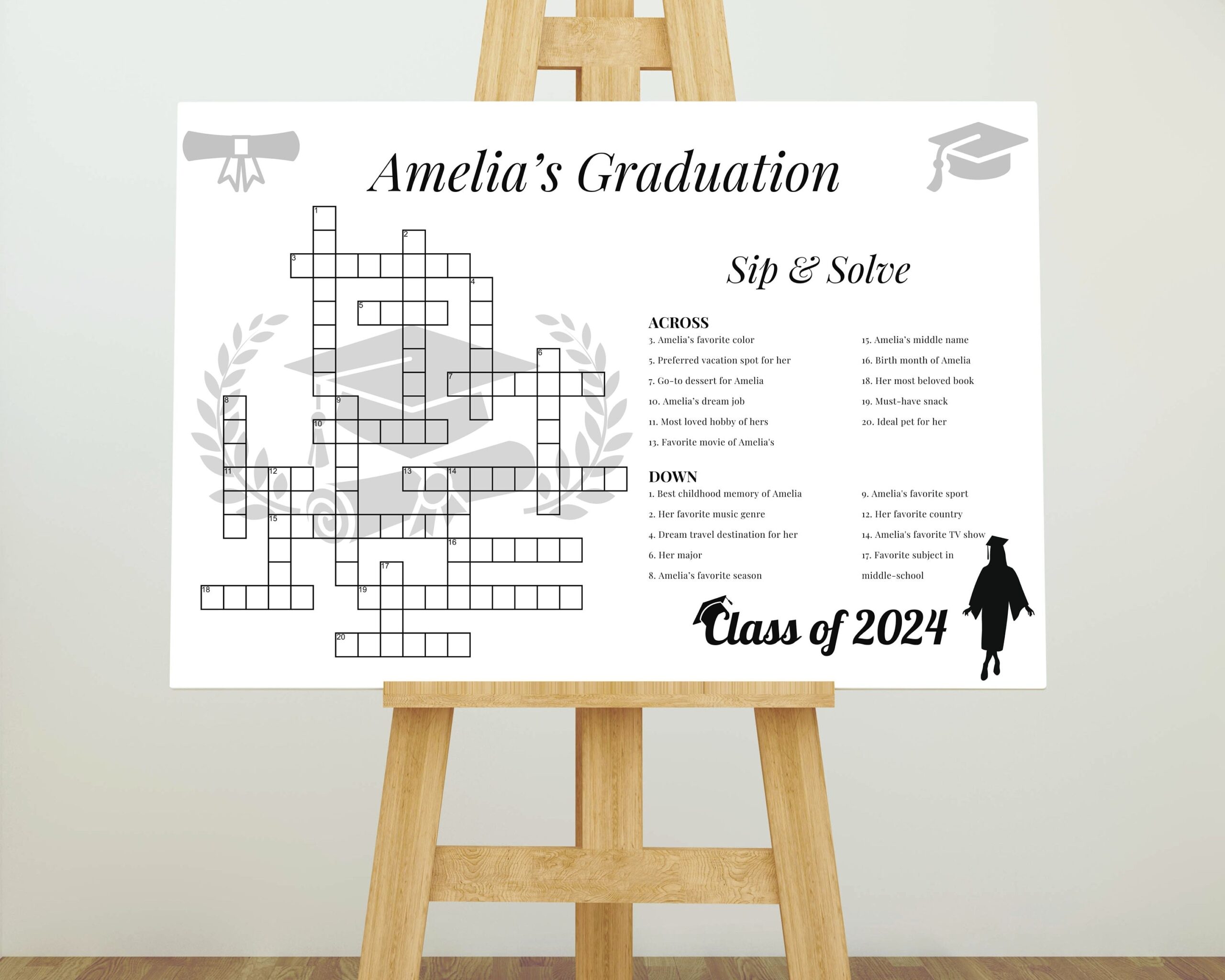 Custom Crossword Puzzle Giant Crossword Puzzle Sip U0026 Solve Puzzle Graduation Crossword Class Of 2025 Minimalist Digital Delivery Etsy Custom Crossword Puzzle Giant Crossword Puzzle Sip U0026 Solve Puzzle Graduation Crossword Class Of 2025 Minimalist Digital Delivery Etsy