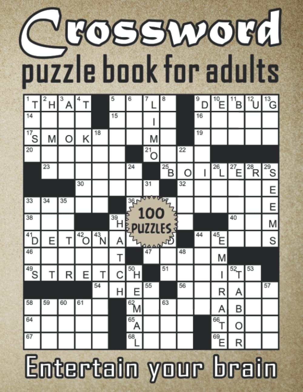 Daily Commuter Crossword Puzzle Book Original Kriss