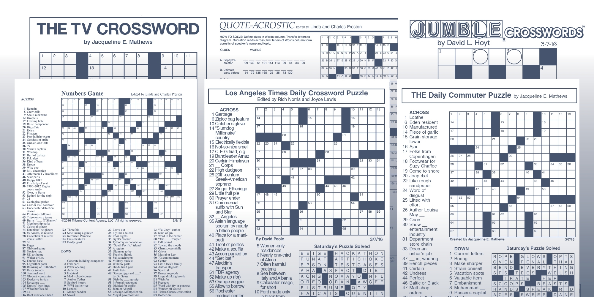 Daily Commuter Crossword Puzzle Detroit Free Press 