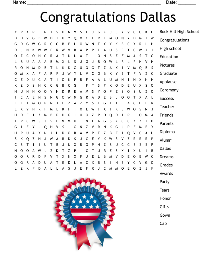 Dallas Crossword WordMint